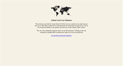 Desktop Screenshot of cyberlawdb.com